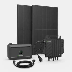 Balkon-Kraftwerk 920 Wp / 800 W / 2 kWh LiFePO4 Komplettset